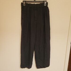 COS Black Wide Leg Pants